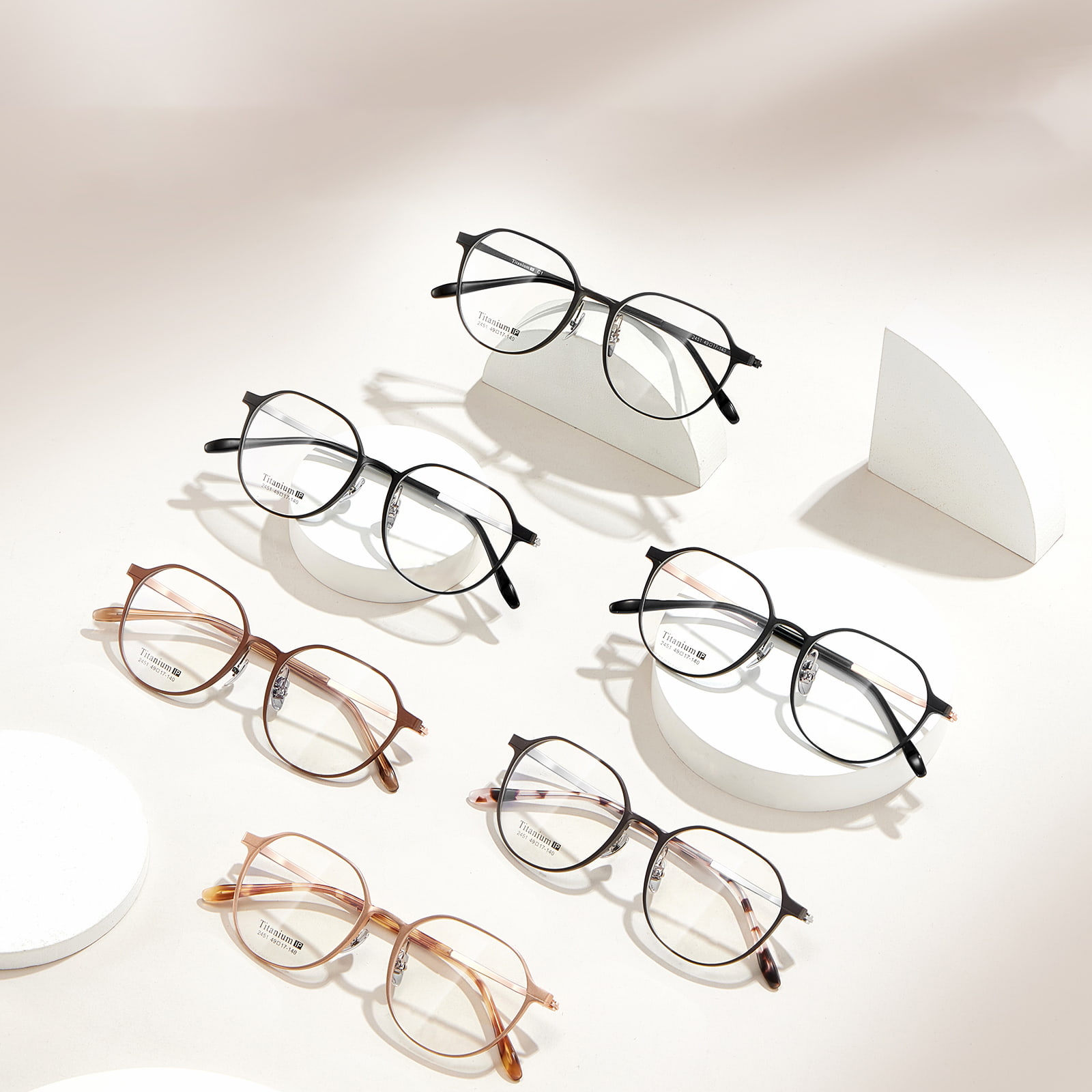 2451 Цельные алюминиево-магниевые очки для чтения с защитой от царапин